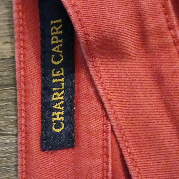 Lucky Brand Women's Charlie Capri Red Skinny Denim Jeans. - Picture 5 of 13